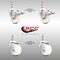 Service Caster 3 Inch 316SS Nylon Wheel Swivel 12mm Threaded Stem Caster Lock Brake, 2PK SCC-SS316TSTTL20S314-NYS-M1215-2-S2 - alternate 5